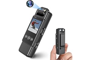 QZT Police Body Camera with 32GB Storage, 1080P HD Recording & Night Vision | 1.3" Color Screen, Motion Detection, Audio Recording | Ideal for Security, Law Enforcement, Conference & Outdoor Use