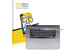 brotect Protection Écran Verre pour Apple MacBook Pro 16" 2019 (Touch Bar UNIQUEMENT) Film Protecteur Vitre 9H [Anti-Rayures, Transparent]