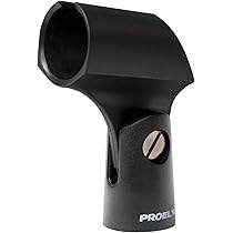 Supporto Microfono PROEL APM35B - In ABS, Per Aste Microfoniche, Nero, Diametro 30-35mm - Foto 2