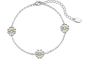 Philip Jones Crystal Daisy Anklet Created with Zircondia® Crystals