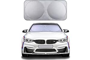 UCUNJIA 1 x osłona przeciwsłoneczna na przednią szybę samochodu, 160 x 86 cm