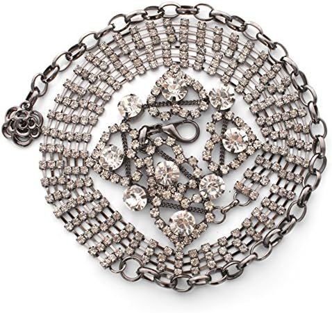 Lady Joker belt Sweet crony Fashion waist chain-silvery