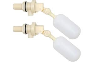 MUDUOBAN livestocktool.com Válvula de flotación para regadera automática de Acero Inoxidable, para Caballo, Ganado, Cabra, Oveja, Cerdo, Perro, Granja, Suministros para ganadería, 2 Unidades