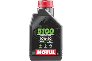 Motul Motorbike Oil 5100 4T 10W40 1L 221 x 117 x 63,5 Noir