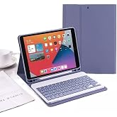 Fogy Ipad Air 11 6/5/4 Nesil M1/m2 2024 &Ccedil;ipli ile Uyumlu Bluetooth T&uuml;rk&ccedil;e Q Klavyeli Kılıfı Tablet Değildir), Lavender