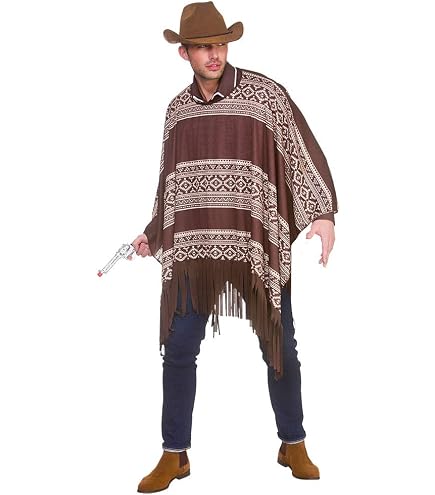 Cowboy Kostüm Set – Hut Aus Kunstwildleder & Bandana, Einheitsgröße, Für Western-Partys & Halloween