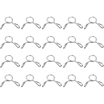 Sourcing Map Collier Serrage Tuyau Double Fil Ressort, 10pcs 304 Inox