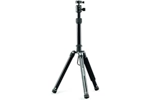 Cullmann - 52525 - Treppiede da viaggio mobile Neomax 240 con supporto per smartphone (altezza d'estensione 112 cm, dimensioni imballo 25,5 cm, capacità di carico 3kg, peso 666g)