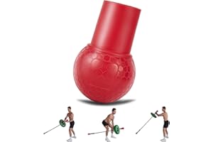 HXD-ERGO Mina terrestre para Barra, Accesorio Antideslizante para Barras olímpicas de 2 Pulgadas, Accesorios portátiles de Gimnasio en casa para Parte Superior del Cuerpo