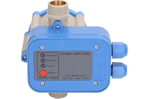 FRZY Water Pump Controller, IP65 Protection Electronic Adjustable Smart Water Pump Pressure Switch for Garden (220V-240V)