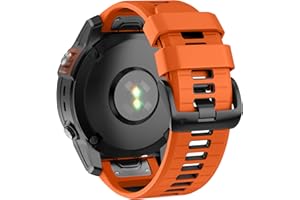 U-LIMVE Pasek do zegarka Garmin Fenix 6 Pro/Fenix 6/Fenix 7/Fenix 7 Pro/Fenix 5/Epix Pro 47 mm, 22 mm silikonowe paski zamienne QuickFit do Garmin Forerunner 965/955/945/935