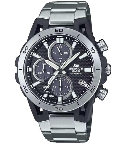 Casio Edifice EQB-2000DB-1AER | Orologio Solare Uomo Con Bluetooth | Cassa 55.6mm | Acciaio
