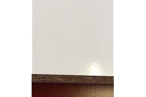 Radiancy Inc Kitchen Worktop support End Panel 870 x 600 x 18mm (White Gloss)