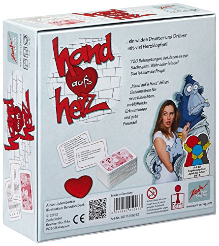 Zoch 601105013 – Hand aufs Herz, Familienspiel - 2