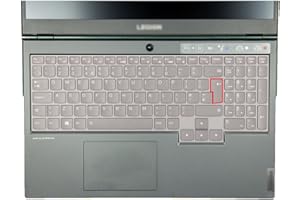 MiNGFi TPU Clavier Coque de Protection / Couverture pour Lenovo Legion 5 Series 15/17" Pro 16" 5i 15/17" 5i Pro 16" 5P 5Pi 5/Pro G6 7i/G6 IdeaPad Gaming 3i Slim 7i EU/ISO clavier - Transparent
