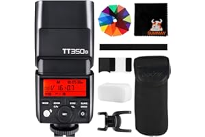 GODOX TT350O Kamerablitz Speedlite HSS 1/8000s GN36 TTL Blitz blitzgeräte für Panasonic Lumix Olympus DSLR Kameras mit Standard Blitzschuh