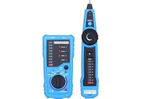 Telituny Bside FWT11 Tester Kablowy, Wielofunkcyjny śledzenie Przewodów Sieciowych dla RJ11/RJ45, Checker Status Linii Telefonicznej z Adapterami & RJ45, Przenośny Test Ciągłości Kabla
