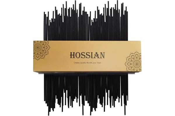 HOSSIAN doftpinnar för vass, rottingpinnar, aromdiffuserpinnar för eterisk olja, spa aromaterapi, 50 stycken, vardera 19 cm