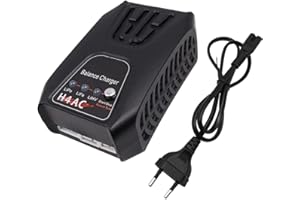 VOANZO Cargador de Batería Lipo Rápido 7.4/11.1/14.8V - Cargador de Equilibrio 0.5-2A Ajustable Compatible 2-4S para RC Car, Drone, Tracked Quadcopter