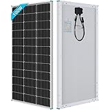 Renogy 100W Solar Panel 12 Volt High-Efficiency Monocrystalline Module PV Power for RV, Boat, Caravan, Campervan and Off-Grid