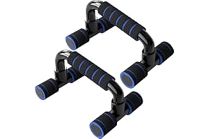 YINGERTOOL Drążki do pompek gimnastycznych, pompeka sprzęt do ćwiczeń fitness, 1 para uchwytów z wyściełanym uchwytem z pianki, antypoślizgową stabilnością, dla mężczyzn i kobiet