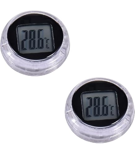 Termometro Analogico Auto Da 58mm - Indicatore Temperatura Meccanico Con Adesivo, GUMEI - Foto 2