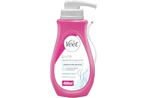 ‎VEET Veet PURE Haarentfernungscreme - Haarentfernung für Körper & Beine - 1 x 400 ml