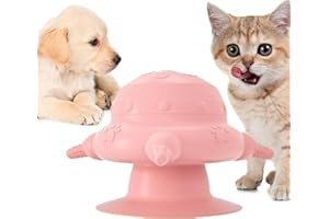 Elegauit Puppy Feeder, Kitten Bottle, Puppy Milk Replacement, Silicone Puppy Bottles for Nursing with 4 Nipples, Puppy Feeders for Multiple Puppies, Kittens, Pigs and Rabbits, 235 ML, Pink