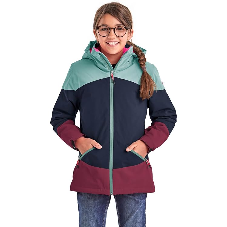 Killtec Kow 197 Giacca Impermeabile Con Cappuccio Per Bambine E Ragazze - Ideale Per Escursioni E Tempo Piovoso