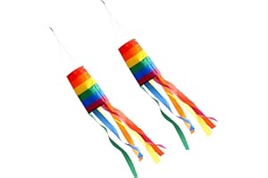 POOSR 2 StüCk Windsack HäNgende Dekoration Windsack zum AufhäNgen Freien