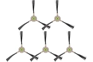 FILTERIST (5 Pièces) Brosses Latérales de Remplacement M210 Compatibles avec Lefant M210B, M213S, M210S, M210, M213, M210 Pro, M210P, OKP Life K2, K3, K3A, K4, K5, Aspirateur Robot, Kit d'Accessoires