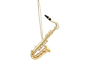 BROADWAY GIFTS (Gold Saxophone) - 5 Gold Tenor Saxophone Ornament