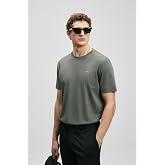 Lufian Logolu% 100 Pamuk Bisiklet Yaka T Shirt Erkek T SHİRT 111020321