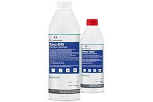 DD Composite Epoxidharz 4305 mit Härter 1208-F 1,5kg Laminierharz Beschichtungen Reparaturen Formenbau hervorragende Haftung auf vielen Untergründen