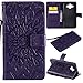 Produktbild für Galaxy J7 Duo (2018) Hülle,Geprägte Muster Handy hülle/Tasche / Cover/Case für das Samsung Galaxy J7 Duo (2018) PU Leder Flip Cover Leder Hülle Standfunktion Kredit Kartenfächer (S) (3)