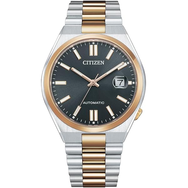 Citizen NH8360-80E Men's Stainless Steel Roman Black Dial Day Date