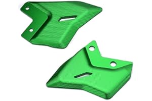 LEDISHUN Motorradzubehör Fußrasten Fußstütze Heckset Fersenplatten Schutz Kompatibel mit Kawasaki NINJA650 Z650 NINJA 650 Z 650 Z650RS Z 650 RS 2018 19 20 21 22 2023 (G) Reen)
