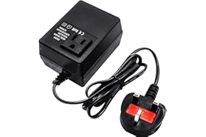 Vmxlso 200w Step Down Transformer, 220V/240V To 110V/120V Voltage Converter, Intelligent Efficient Adapter Power Adapter for Travel Uk Plug