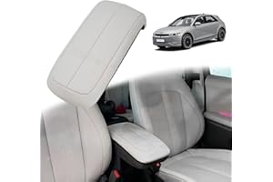 ‎BESTEVMOD BestEvMod Für Ioniq5 Mittelkonsole Armlehne Pad Abdeckung Morse Code Design Extra Weich Mikrofaser Leder Wasserdicht Schutz Sitzarmlehne Bezug Kompatibel mit Hyundai Ioniq 5 2022 Zubehör White (Name)