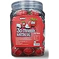 Rovan 3D Bursting Milk Gummi Soft Juicy Candy Ball Each 10gm Pack Of 30 Pieces (Strawberry)