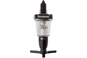 BEAUMONT 5 medidas de alcohol para bebidas ópticas, 35 ml