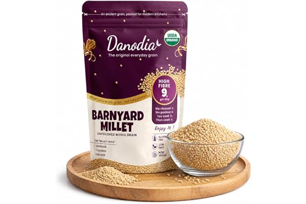 Danodia Foods Barnyard Millet (950g) 2 lbs | Rich in Protein, Fiber, Vitamins