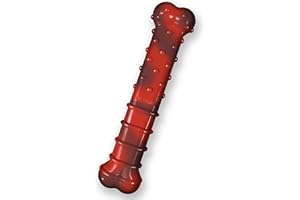 Nylabone Ekstremalnie wytrzymała zabawka do żucia dla psa, trwała, oczyszcza zęby, smak suszonej wołowiny, duża, dla psów do 23 kg