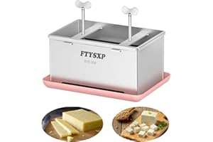 FTYSXP Tofu Presse Käse Schinken Presse-304 Edelstahl vegetarische Tofu Presse ohne Bisphenol A kann in der Spülmaschine gewaschen Werden (22 * 16 * 12 cn)