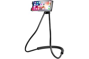ANGGO Soporte Universal Elegante del Teléfono Móvil, Soporte para Teléfono Celular Que Cuelga en el Cuello Flexible 360 Grados de rotación para iPhone Samsung Smartphones