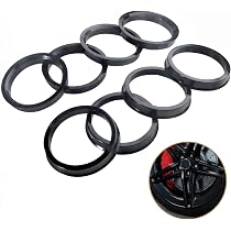 Pneugo! 4 Anelli Di Centraggio Per Cerchi In Alluminio Da 66.6 Mm A 63.4 Mm - Made In Germany - 4