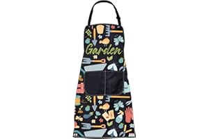 ENSIANTH Garden Apron With Pockets - Lovers Gifts for Plant Lovers