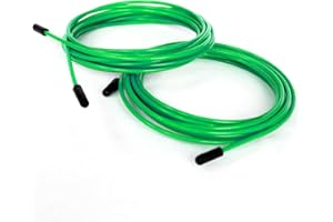 BRANK SPORTS Cavi di Ricambio per Corda per Saltare - Lunghezza 3m - Corde Saltare per Adulti, Uomini, Donne e Bambini - Corda Velocità Boxe, Palestra e Fitness - Compatibile Corda Saltare Ponderata