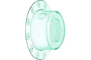 Bouchon de vidange de baignoire avec ventouse pour baignoires d'eau profonde, couvercle de vidange profond ajoute de l'eau de la baignoire pour une douche plus chaude et confortable (vert transparent)