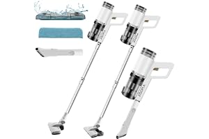 Xoopla 2 in 1 Mopping Wet Dry 5M Corded Stick Vacuum Cleaner Mop Combo | with Powerful 800W 24Kpa Suction Lightweight Quiet Handheld Vacuum for Hardwood, Tile, Marble and Carpet Cleaning